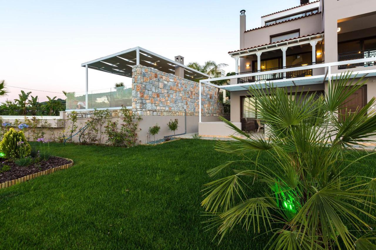 Villa Anemeli - Luxury Pool Villa With Gorgeous Seaview 키사모스 외부 사진