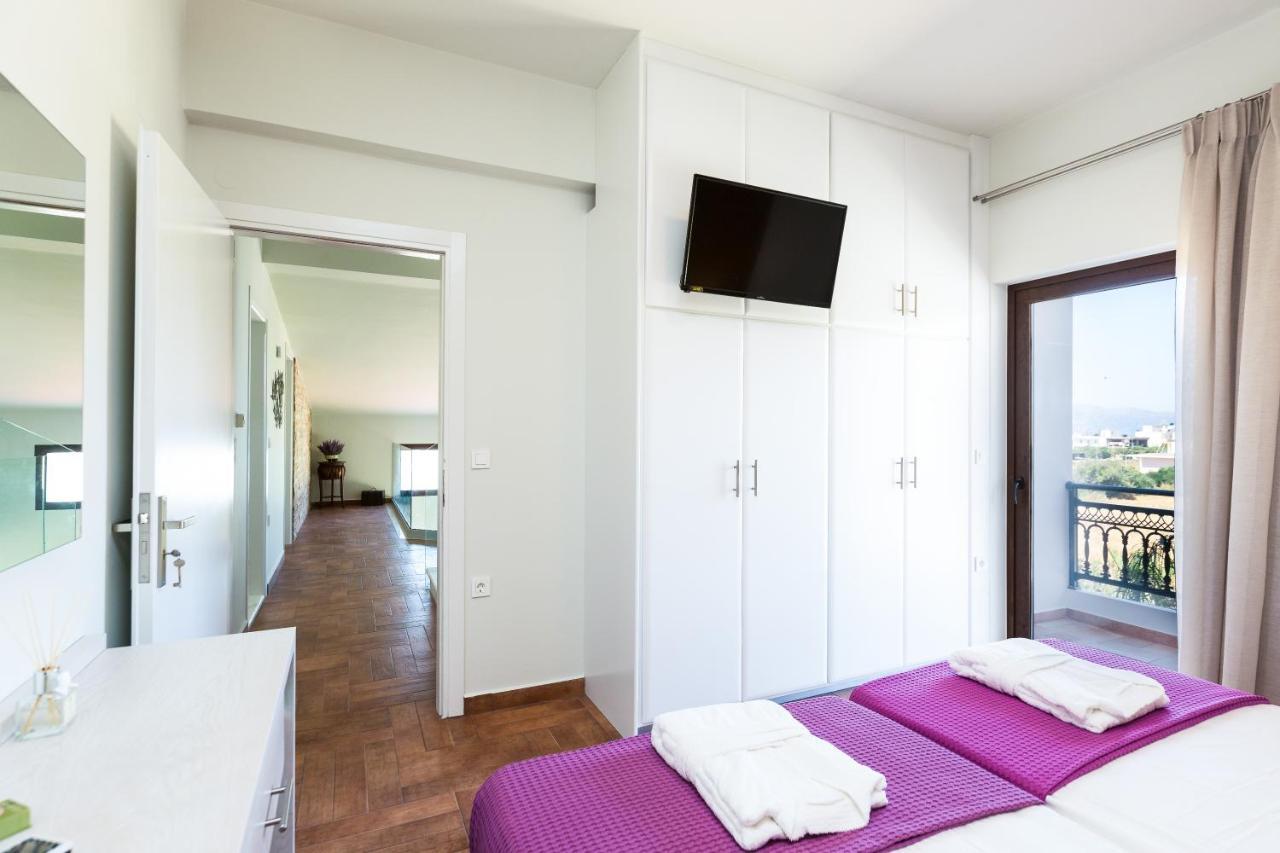 Villa Anemeli - Luxury Pool Villa With Gorgeous Seaview 키사모스 외부 사진