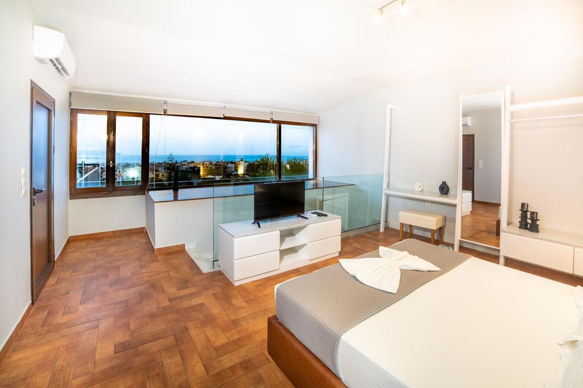 Villa Anemeli - Luxury Pool Villa With Gorgeous Seaview 키사모스 외부 사진